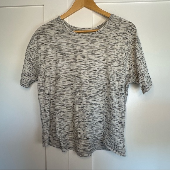 Lululemon Run It Out Tee short sleeve 6 Tiger Space Dye Black White gorpcore - Picture 6 of 10